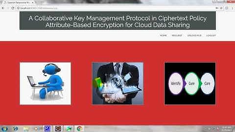 A Collaborative Key Management Protocol in Ciphertext Policy Attribute