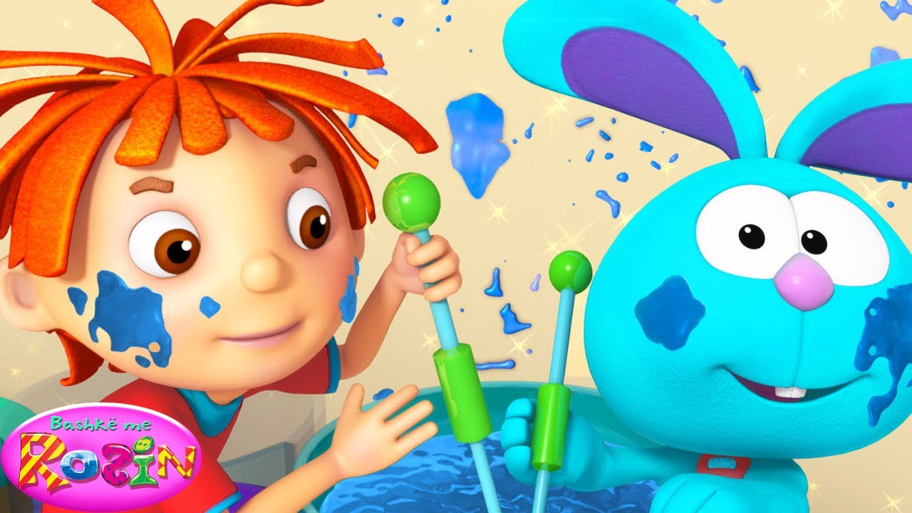 🔵💙 Bashke me Rozin: Dita Ime Blu 💙 Filma Vizatimore Shqip.