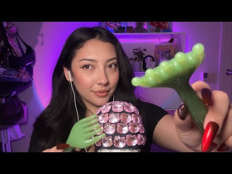 ASMR random triggers and NEW relaxing sounds 💤😴💜