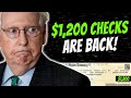 ITS BACK! $1,200 Second Stimulus Check Update - RECENT Updates (CRAZY)