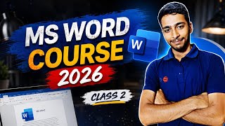 MS Word Tutorial for Beginners 2026 | Class 2 | Complete Microsoft Word Course in Urdu/Hindi