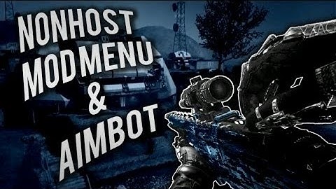 Black ops 2 non host mod menu!!!!