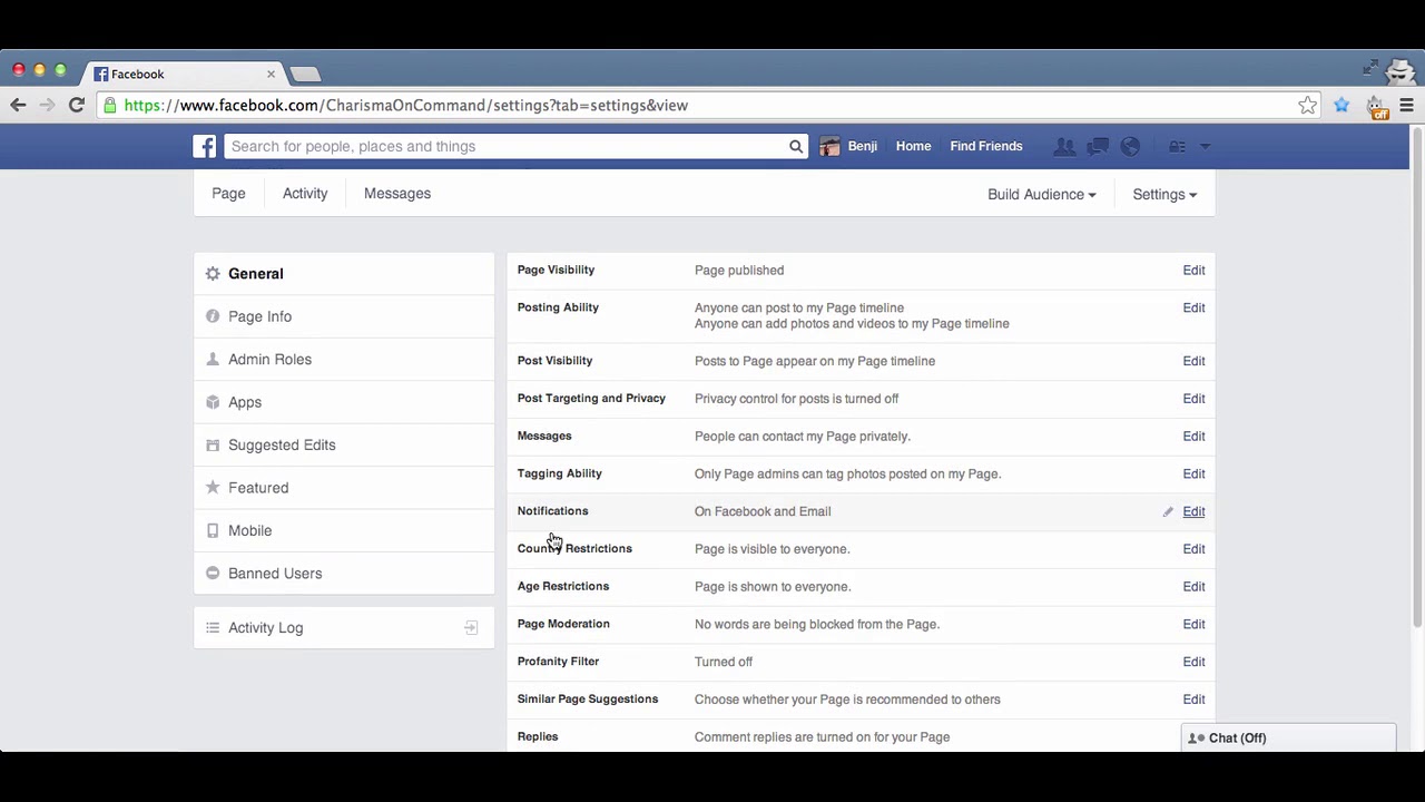 2.8 Establish an Optimized Facebook Page - Facebook Page Settings and ...