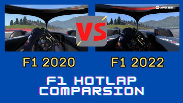F1 22 VS F1 2020 Hotlap Comparison (Austria GP)