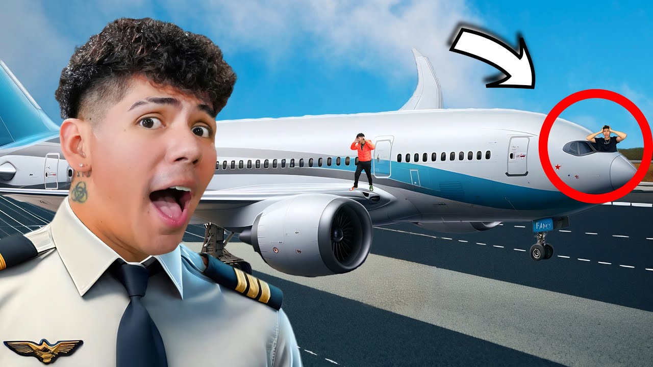 ¡JUGAMOS A LAS ESCONDIDAS EN UN AVIÓN DE VERDAD! - [ANTRAX] ☣