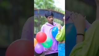 Cute Hot Girl Pranks Balloon Blast ???? #prank #funny #comedy #shorts 