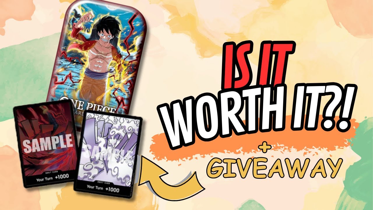 * IS THE TIN PACK SET VOL. 1 SET  WORTH IT?! * - [TS-01] One Piece Card Game Review!!