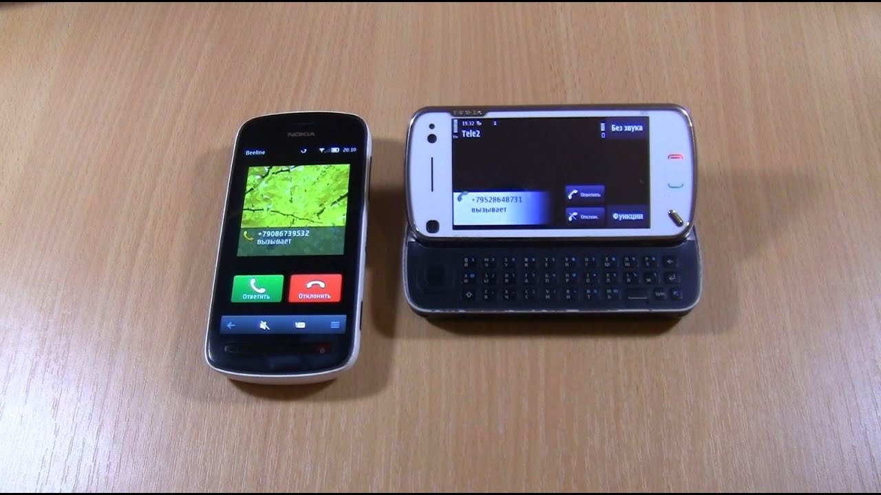 Nokia N97 & Nokia 808 incoming call