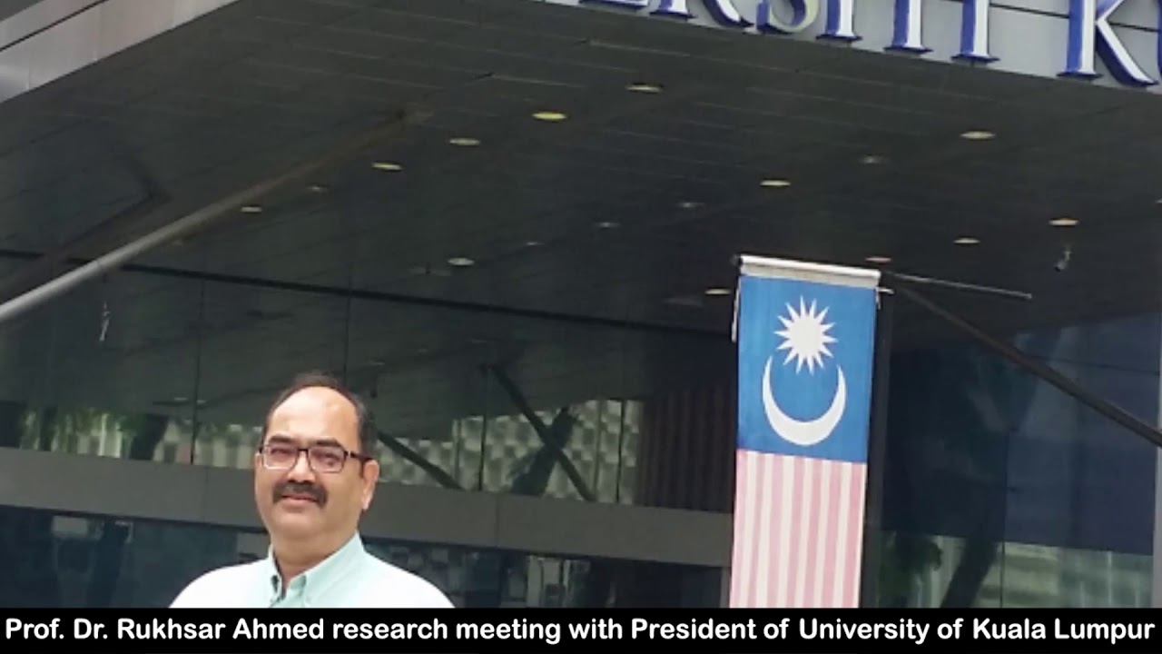 Muhammad Rukhsar At University of Kuala Lumpur, Malaysia President Research Meeting ...