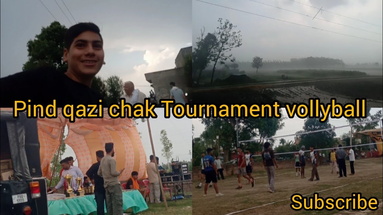 🏐 Pind qazi chak Tournament vollyball 🏐 - YouTube