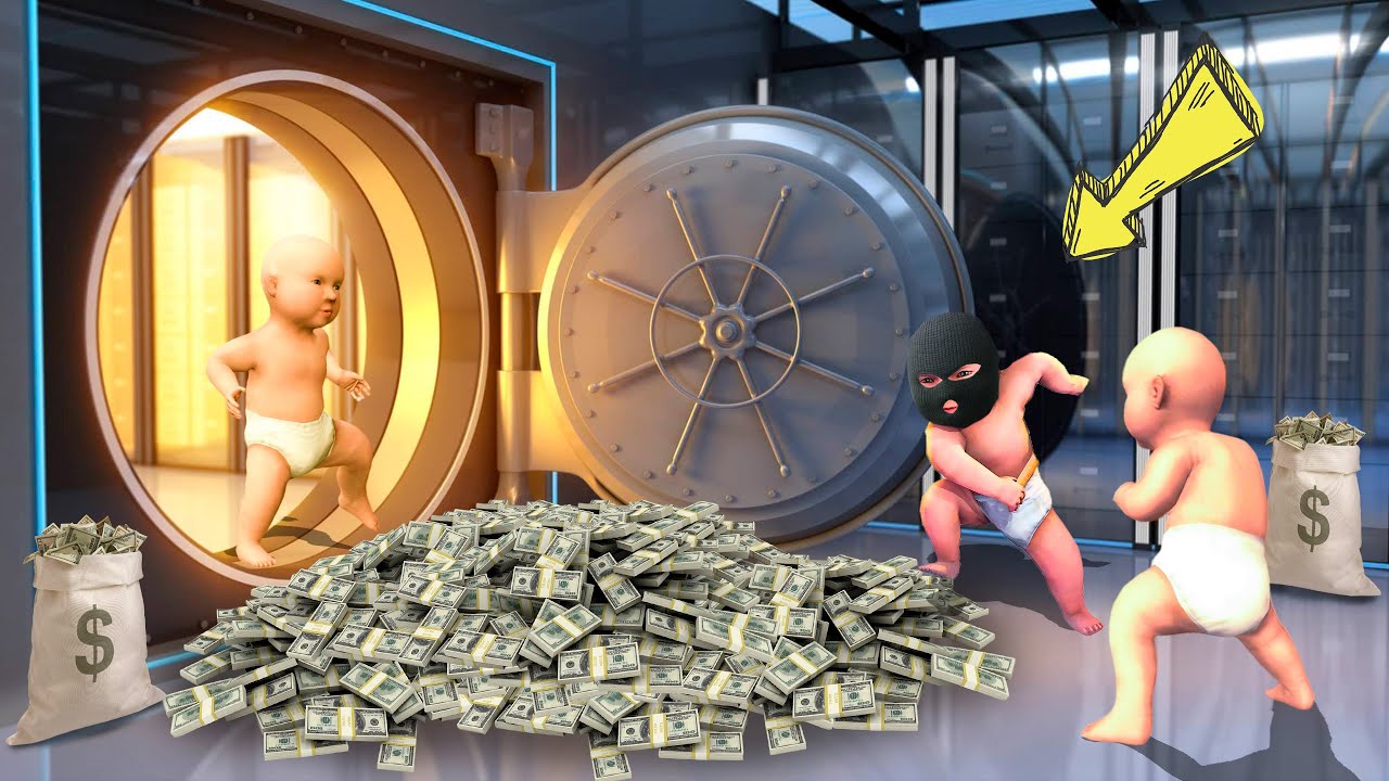 Балалар жабылып БАНК тонады!