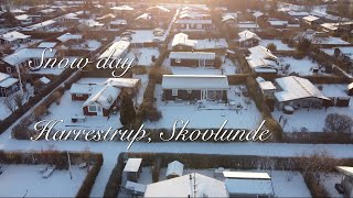 Snow Day, Harrestrup 4K Drone