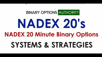 NADEX 20 Minute Binary Options Systems and Strategies