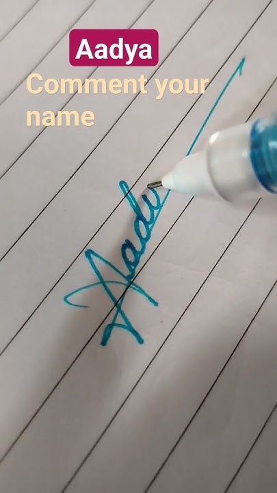 Aadya How To Write A Beautiful Name Name Signature Style shortvideo aadya-how-to-write-a-beautiful-name-name-signature-style-shortvideo