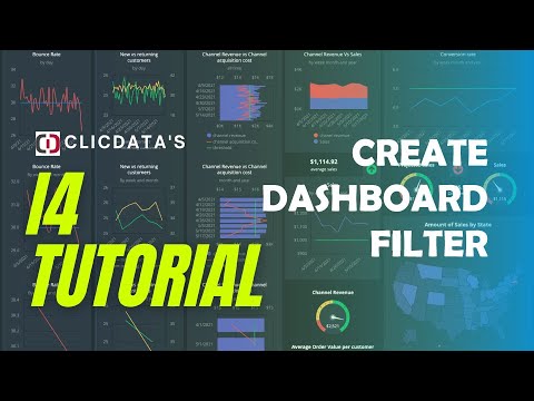 ClicData i4 Tutorial - How to create a Dashboard Filter