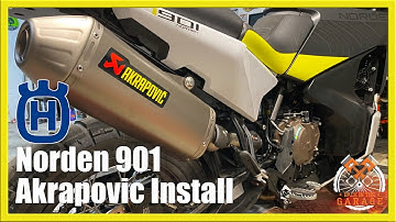 Norden 901 Akrapovic Exhaust Install | Back in the Garage