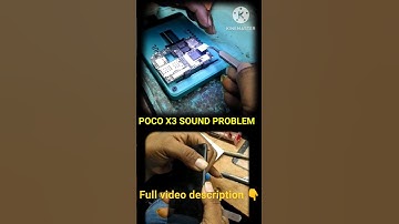 POCO X3 MIKE & SOUND PROBLEM SOLVED 100% #techpoint #viral #youtubeshorts