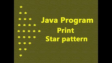 How to print star  pattern in Java in Hindi