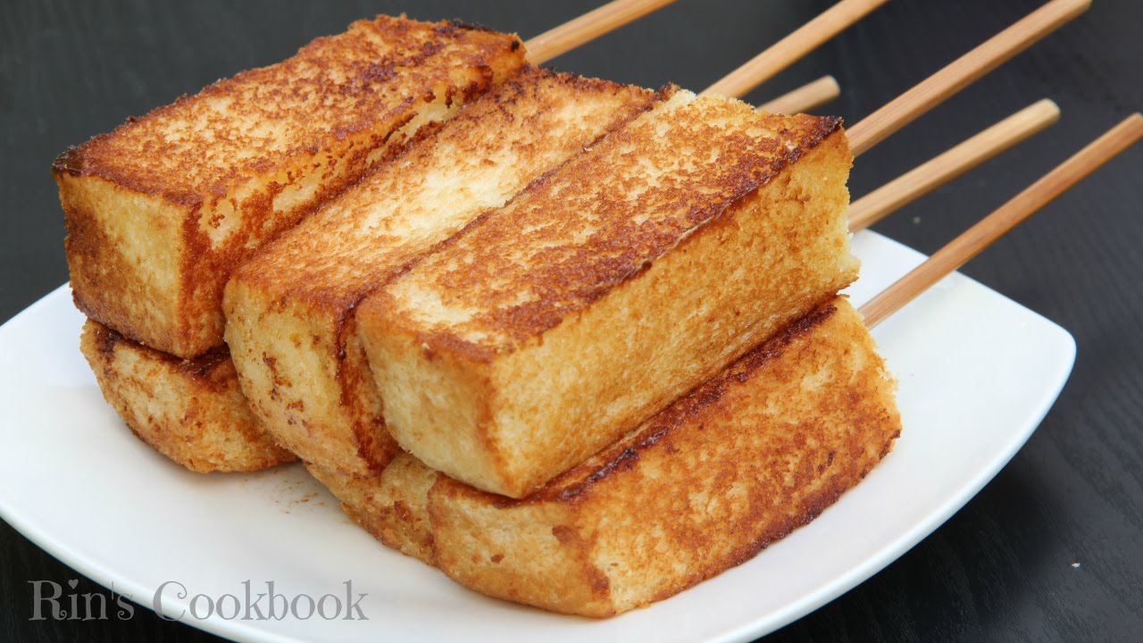 How to make Toasticles! ขนมปังปิ้งเสียบไม้ 