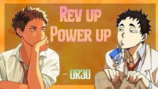 Rev up Power up//By OR3O//Haikyuu text