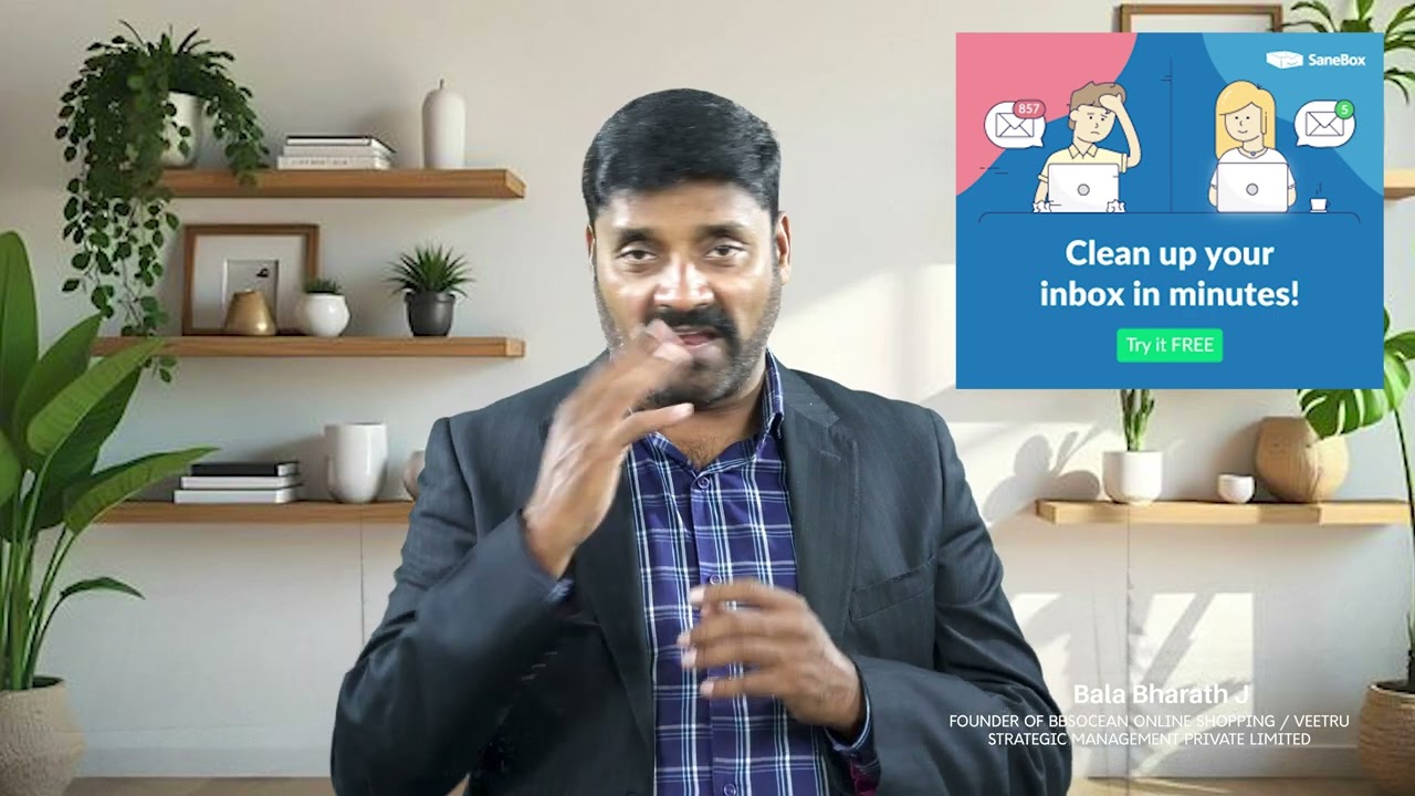 AI Tools of the Day – SaneBox AI | Clean Your Inbox with Smart Email AI | Bala Bharath J
