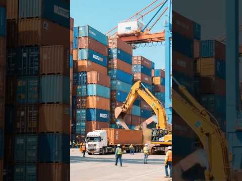 Dangerous Crane Crash