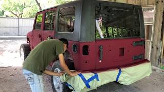 Jeep Wrangler Raptor Paint Job