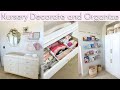 Nursery decorate and organize with me  nursery decorating  organizing ideas  nurture the glider