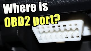 Find OBD2 port in any car