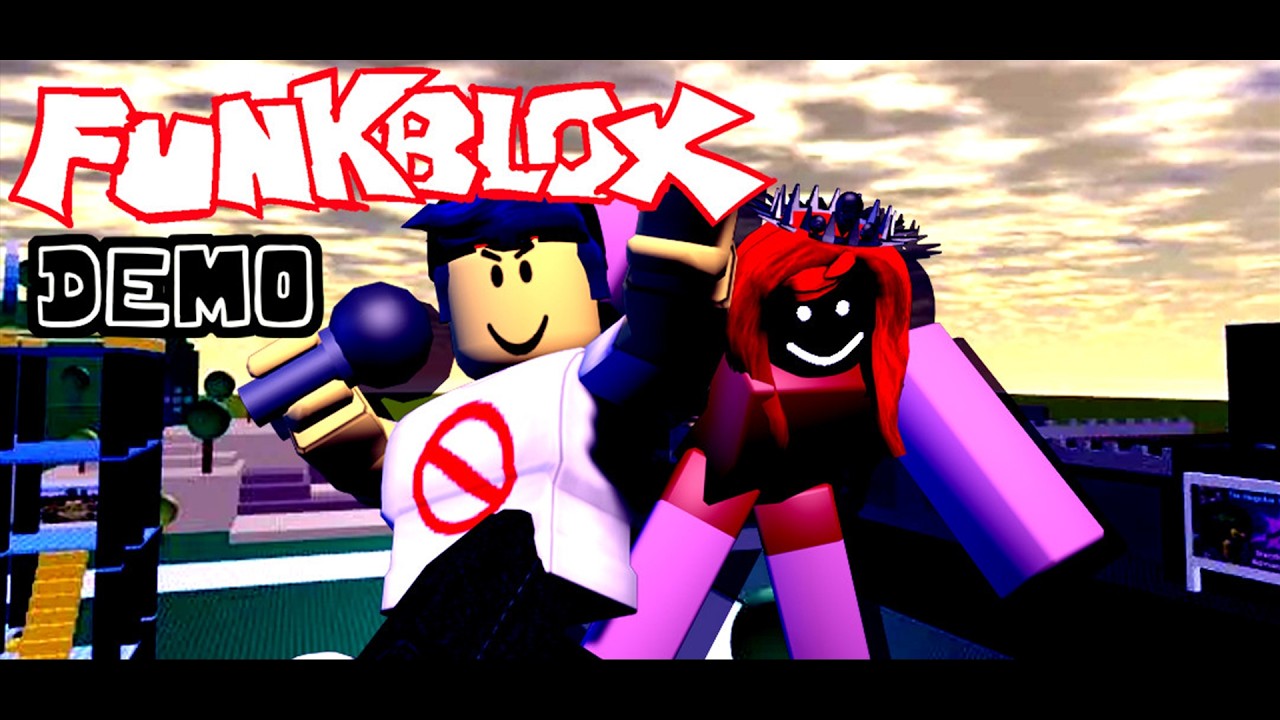 Friday Night Funkin' FUNKBLOX Full Demo Showcase FNF Roblox Mod
