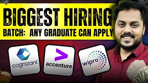 Accenture, Cognizant & Wipro Hiring 2025 🚨 Last Date Soon! Don’t Apply Before Watching This