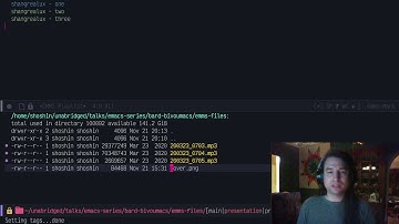 EmacsConf 2020 - 05 - Bard Bivou(m)acs: Building a Bandcamp-like Page for an Album -Grant Shangreaux