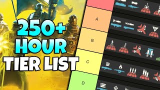 250+ Hour Stratagem Tier List In Helldivers 2