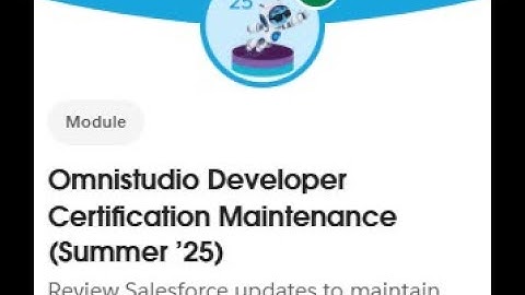 Omnistudio Developer Certification Maintenance (Summer ’25) || - All Challenges in 1 video ! || Sfdc