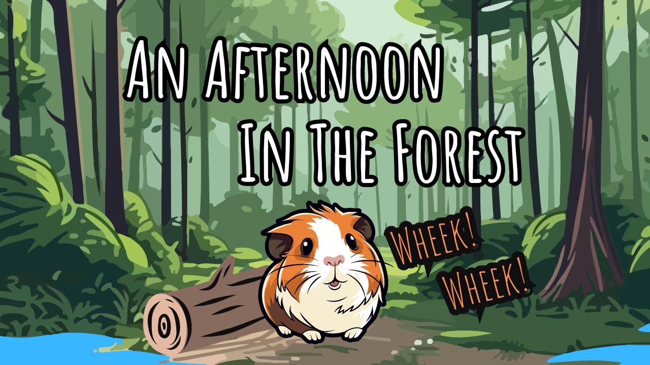 An Afternoon in the Forest: 10 Hours of Guinea Pig Bliss - Relaxation and Comfort for Pets