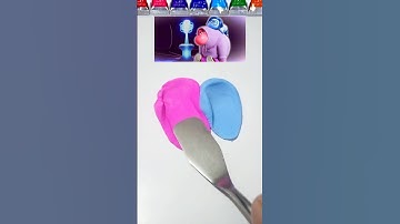 Satisfying color mixing insideout Embracement+Sadness emotions #art#shorts#shortvideo #ColorFusionTV