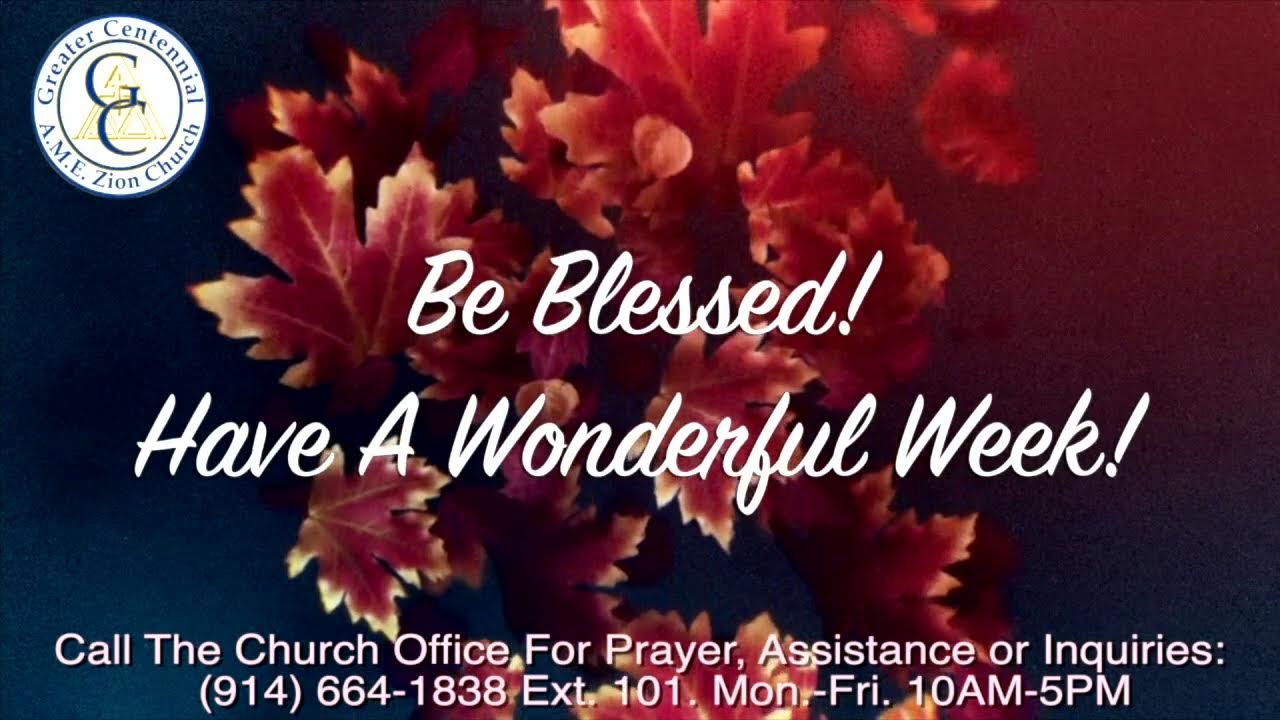 10-12-25 Greater Centennial's Sunday Worship Experience: Men's Day Sunday