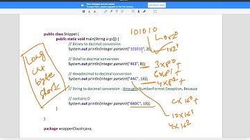Double and Boolean Wrapper Class Video-6