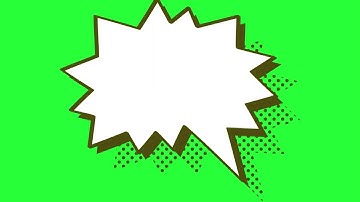 Speech BUBBLES Green Screen Effects