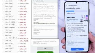 Samsung OneUI 6.1 Complete Update List🔥- -M34,S21 FE,A52s,F23,A22,A33,A34,A54,A14,M14, A23,M54,A24