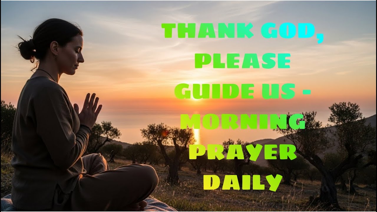 Thanks God, Please Guide Us - Morning Prayer Daily