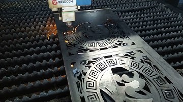 Cắt hoa văn sắt CNC chữ phúc lộc thọ bằng LAZER