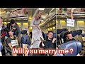 Will You Marry Me from the plane ?! That Will Melt Your Ice Cold Heart