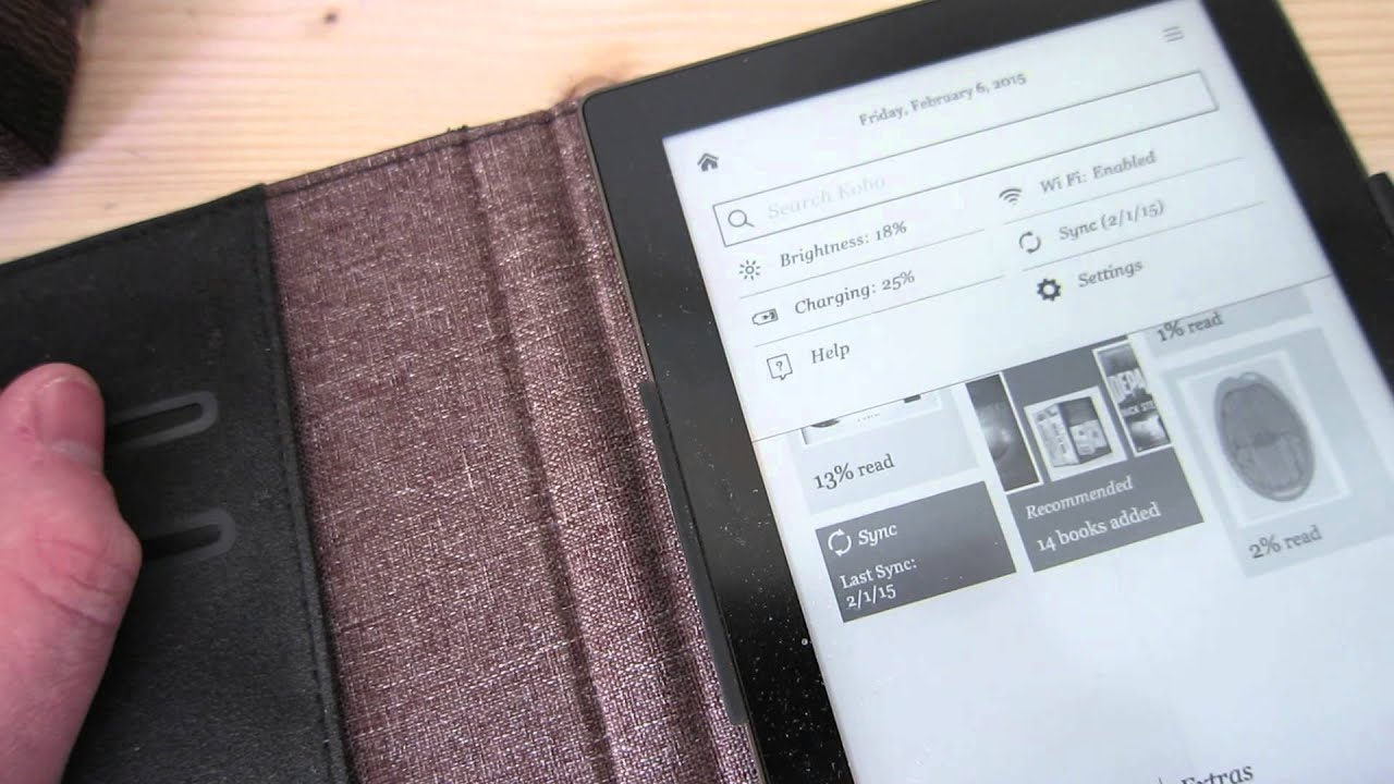 vergelijking Lijkt op Voorwaardelijk KOBO AURA battery problem. Draining the battery in a couple of minutes. -  YouTube