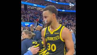 Steph Curry’s daddy daughter handshake after the game!!