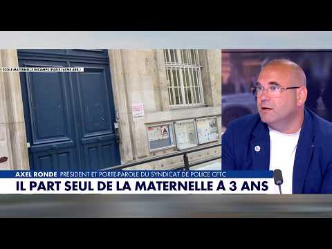 Axel Ronde: "These disappearances of children from school groups happen more often than you'd think"