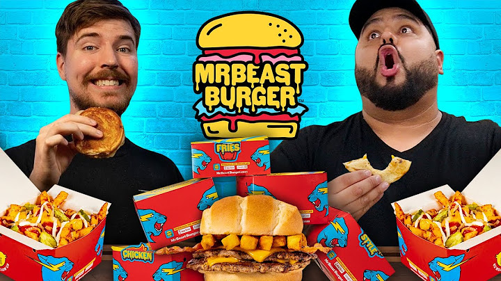 Probando TODO el menú de MR. BEAST BURGER | El Guzii