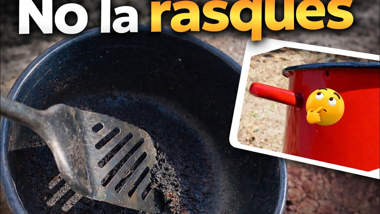 Cómo LIMPIAR olla QUEMADA sin raspar