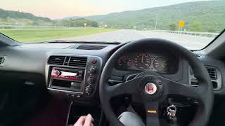 1998 HONDA CIVIC TYPE R EK9 Acceleration Through the Gears (Bring a Trailer Auction)