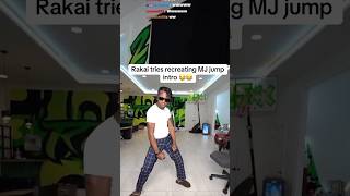 Rakai recreates Micheal Jackson jump intro🔥❤️‍🩹